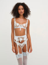 Women Pure Heart Garter - White