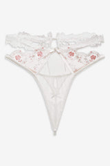 Women Le Fleur Thong Panty - Peach