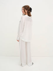 Women Everyday PJ Pant - White
