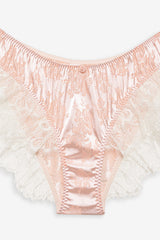 Women Audrey Jacquard Shorts - Peach