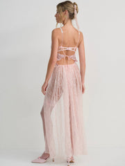 Women Camilla Maxi Slip Dress - Pink