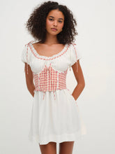 Women Georgia Corset Slip Dress - Red