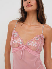 Women Kristi Maxi Slip Dress - Mauve