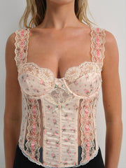 Women Peaches & Cream Bustier - Peach