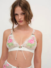 Women Heirloom Rose Bralette - White