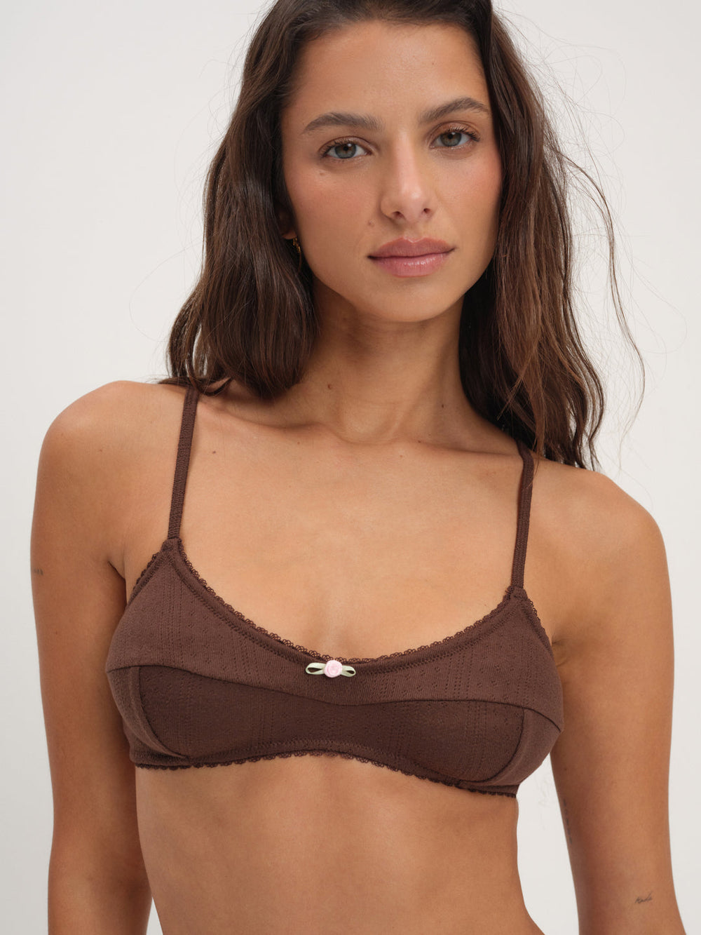 Women Elliana Bralette - Chocolate