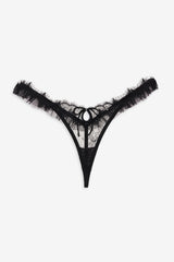 Women Sonja Thong Panty - Black