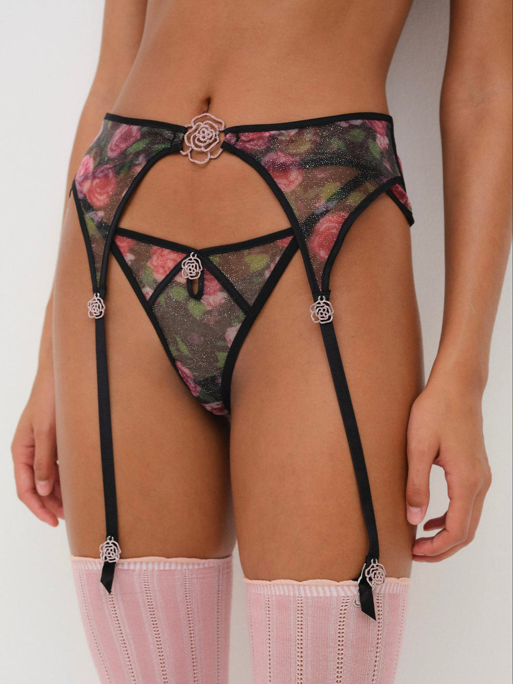 Women Ciara Garter Belt - Black