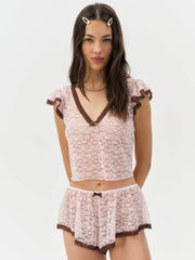 Women Pamela Sleep Short - LT Pink