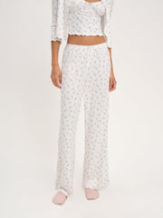 Women Elliana Wide Leg Pant - White