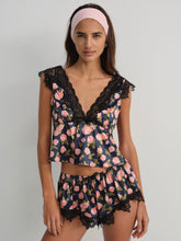 Women Kayla Sleep Top - Navy