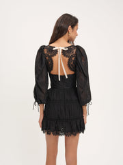 Women Ellis Mini Dress - Black