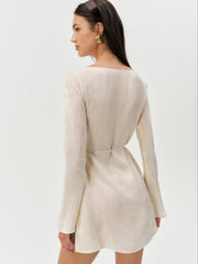 Women Madalie Mini Dress - Cream