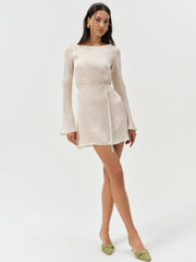 Women Madalie Mini Dress - Cream