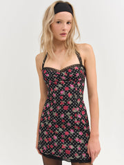 Women Betty Bud Mini Dress - Black
