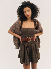 Women Ginny Mini Dress - Brown