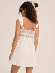 Women Marion Mini Dress - White
