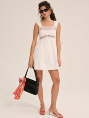 Women Marion Mini Dress - White