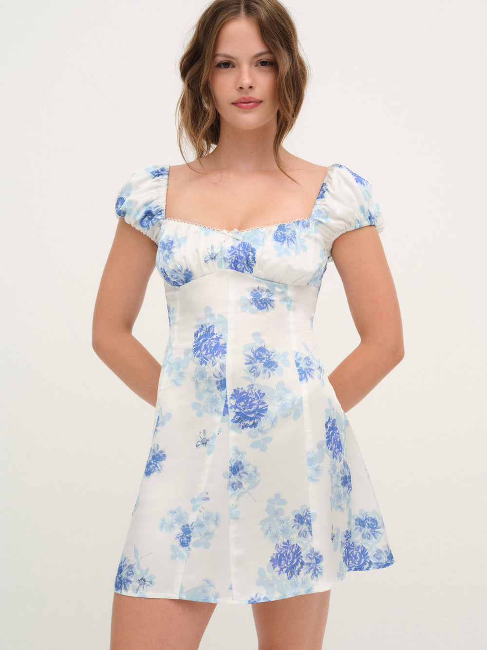 Women Antonia Mini Dress - Blue