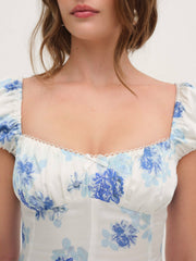 Women Antonia Mini Dress - Blue