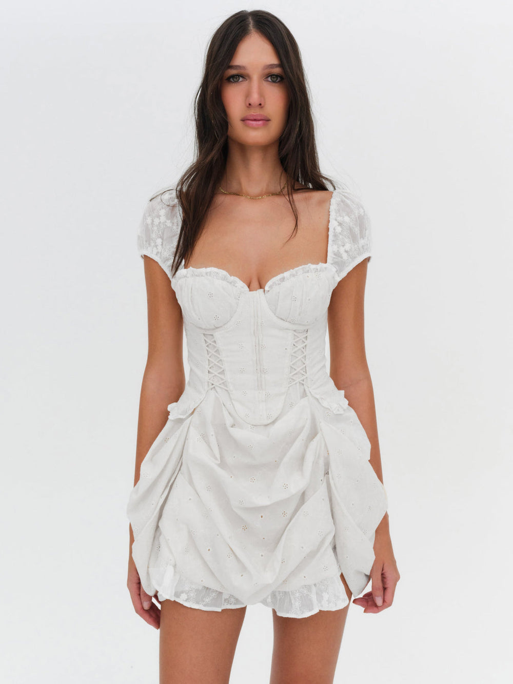 Women Morgan Mini Dress - Bright White
