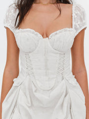 Women Morgan Mini Dress - Bright White