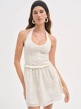 Women Janice Halter Mini Dress - White