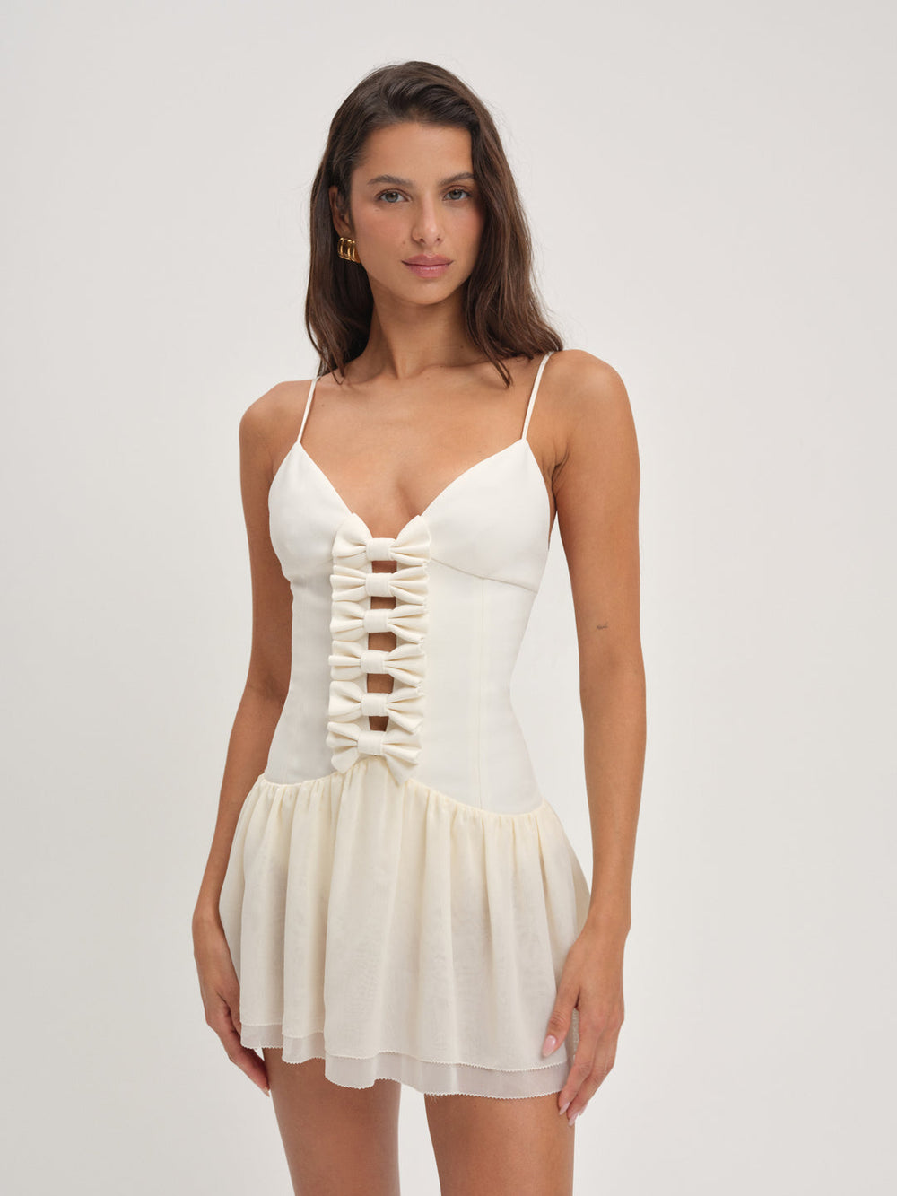 Women Josie Micro Mini Dress - Cream