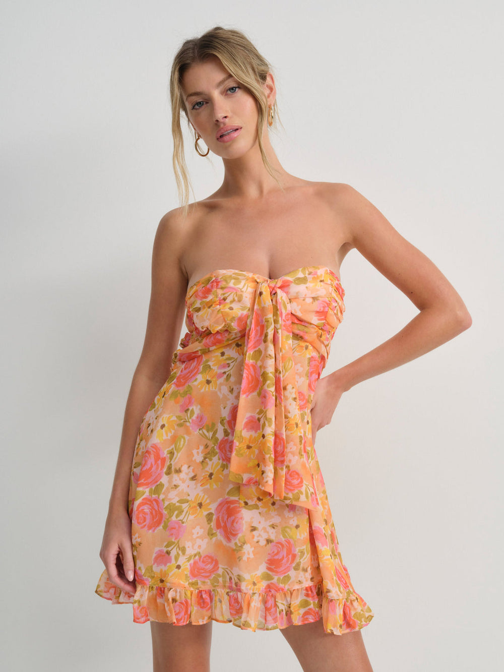 Women Teagan Mini Dress - Yellow