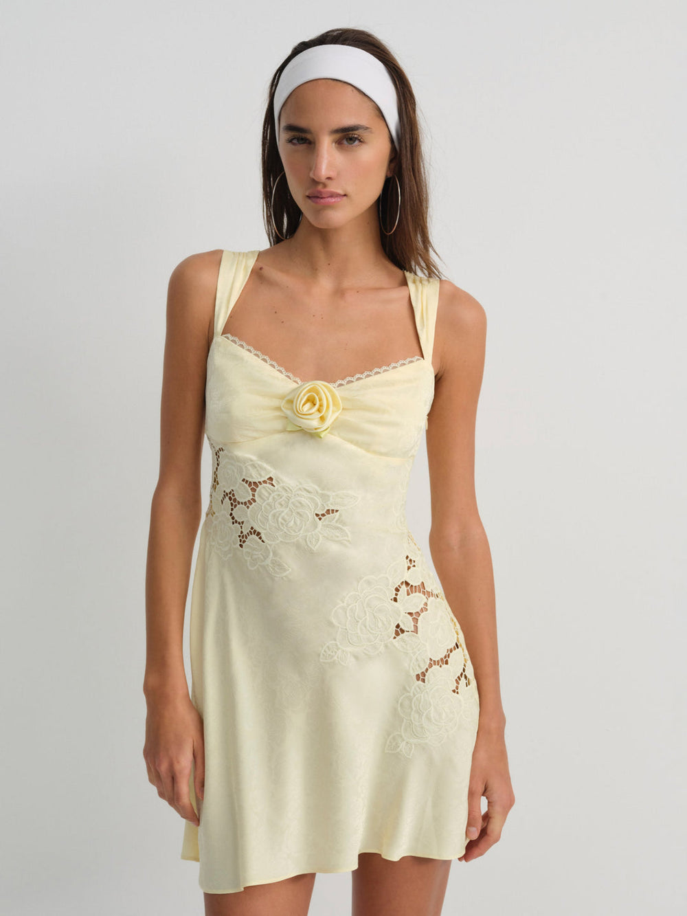 Women Claudia Mini Dress - Yellow