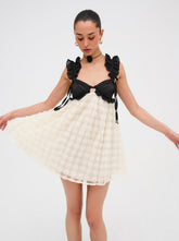 Women Poppy Mini Dress - Ivory
