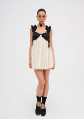 Women Poppy Mini Dress - Ivory