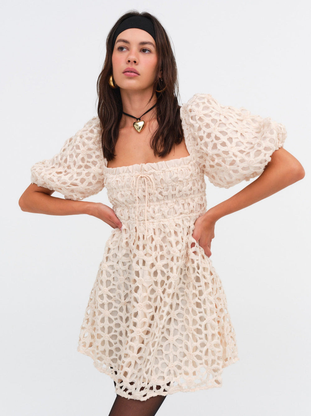 Women Brooke Mini Dress - White