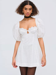 Women Marseille Mini Dress - White