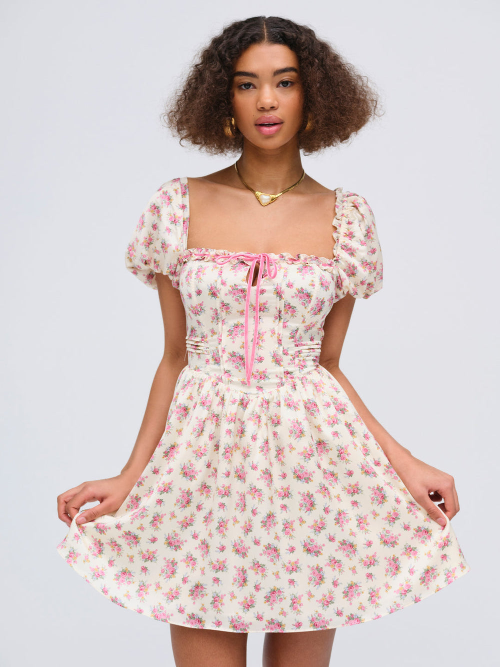 Women Etienne Mini Dress - Pink
