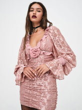 Women Shawn Mini Dress - Pink