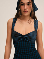 Women Blue River Mini Dress - Navy