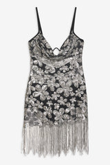 Women Colette Mini Dress - Silver