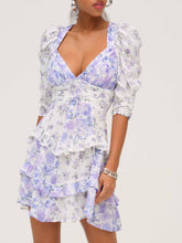 Women Rosalyn Mini Dress - Purple