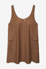Women Elanah Mini Dress - CAMEL