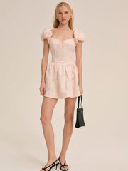 Women Florence Mini Dress - Peach