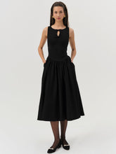 Women Anika Midi Dress - Black
