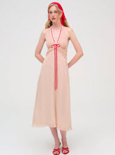 Women Love Dot Midi Dress - Cream