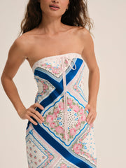 Women Daisy Mae Midi Dress - Blue