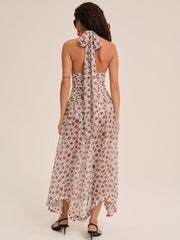 Women Betty Bud Maxi Dress - White