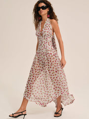 Women Betty Bud Maxi Dress - White