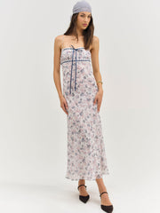 Women Midsummer Midi Dress - White