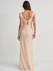 Women Emmaline Maxi Dress - Peach