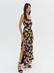 Women Madison Strapless Maxi Dress - Black