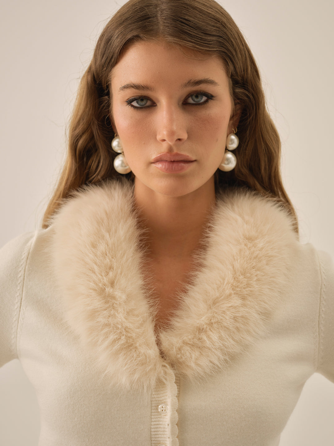 Women Maura Knit Cardigan - Cream